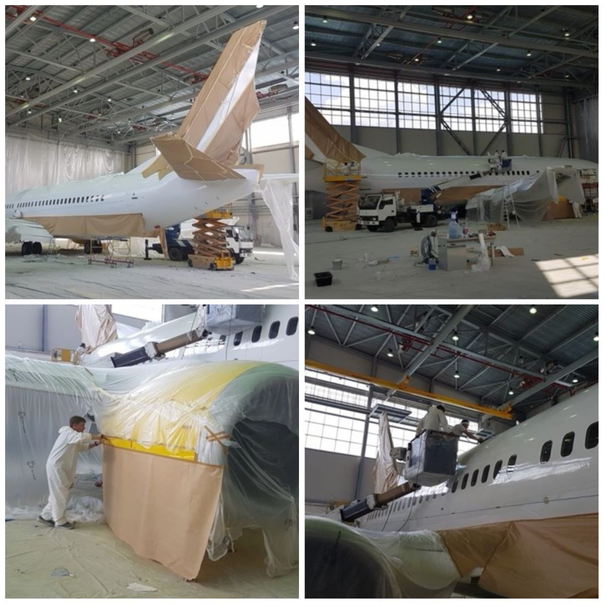 Покраска самолёта